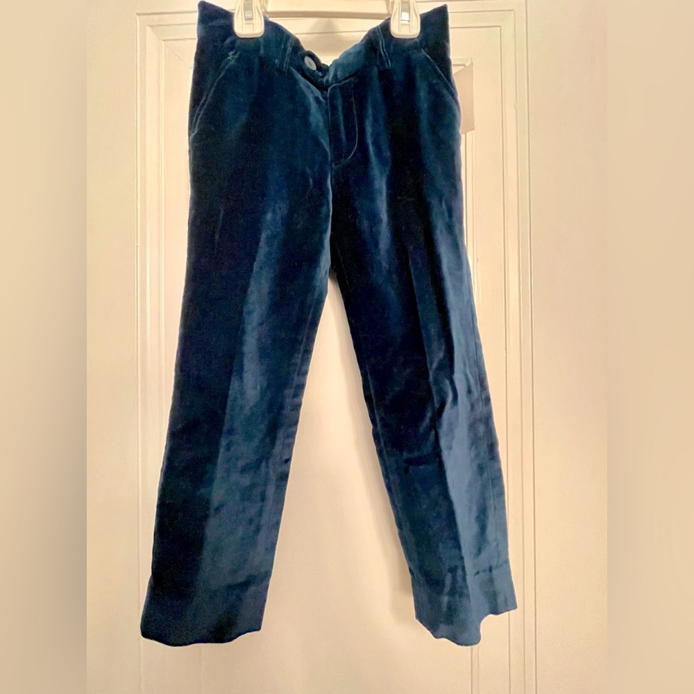 NWT Appaman kids velvet suit pants, size 6